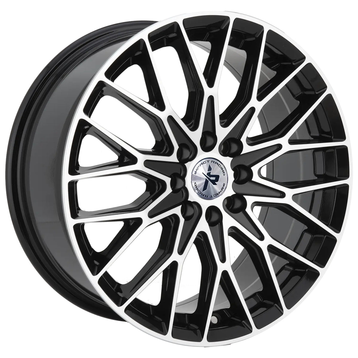 Impact Racing 501 Black Machined Wheel
