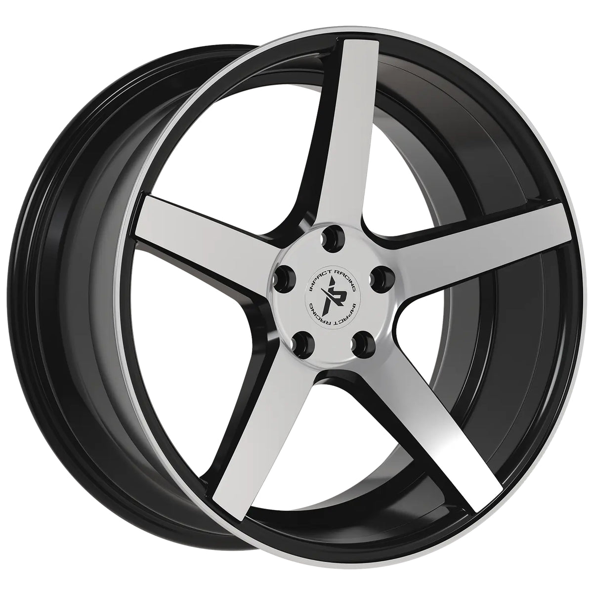 Impact Racing 504 Black Machined Wheel
