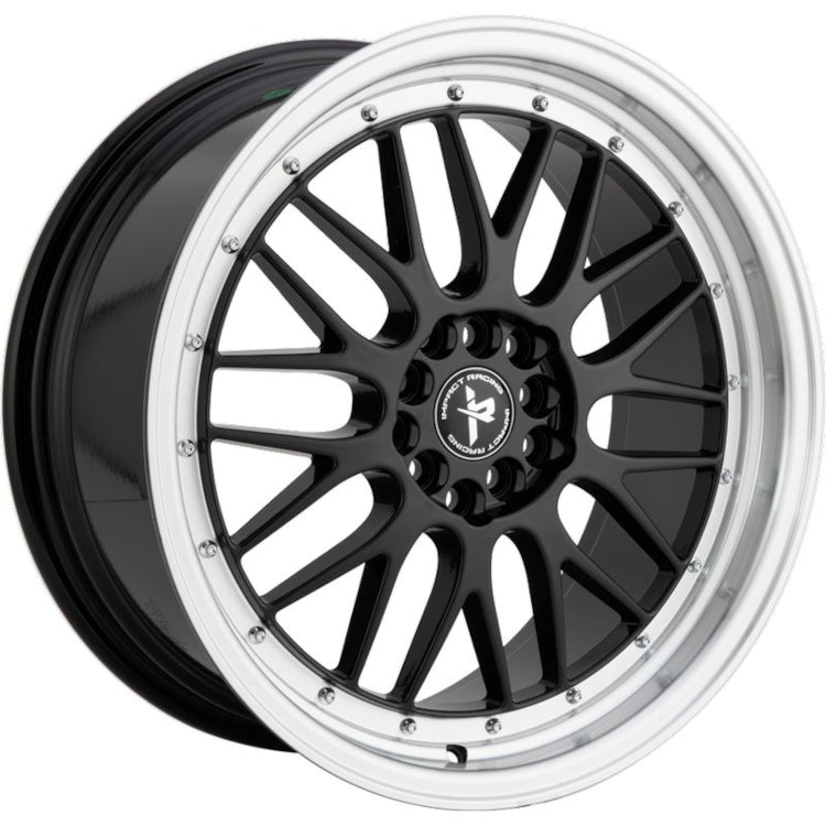 Impact Racing 505 Black Machined Wheel