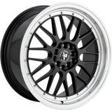Impact Racing 505 Black Machined Wheel