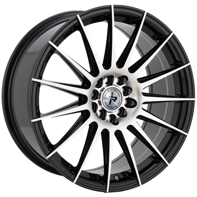 Impact Racing 506 Black Machined Wheel