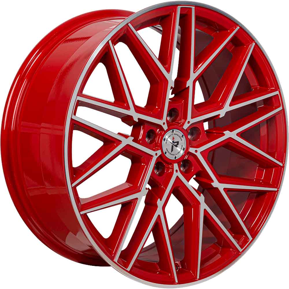 Impact Racing 602 Red Machined Wheel