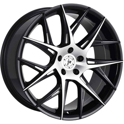 Impact Racing 603 Black Machined Wheel