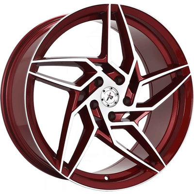 Impact Racing 605 Red Machined Wheel