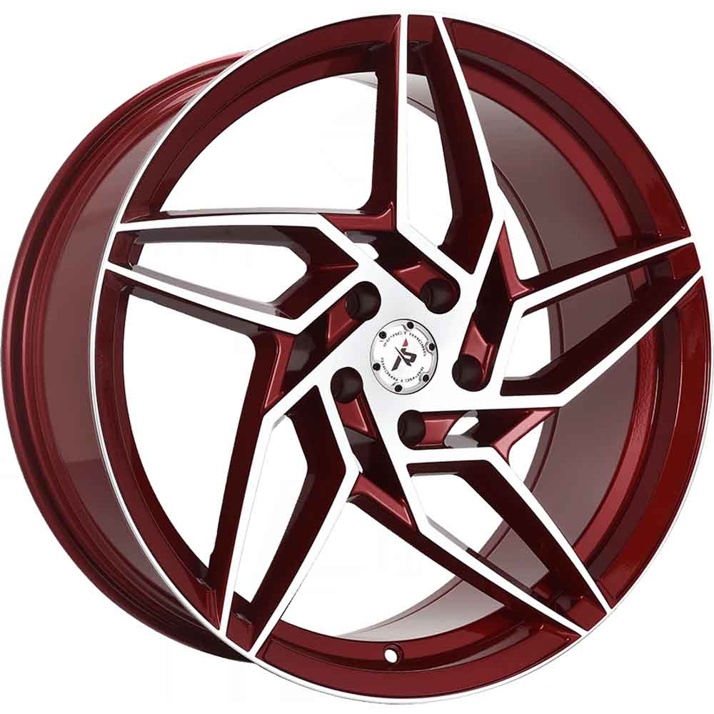 Impact Racing 605 Red Machined Wheel