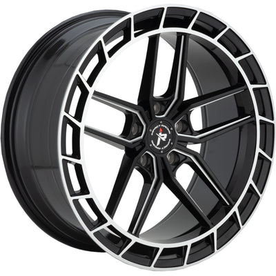 Impact Racing 611 Black Machined Wheel