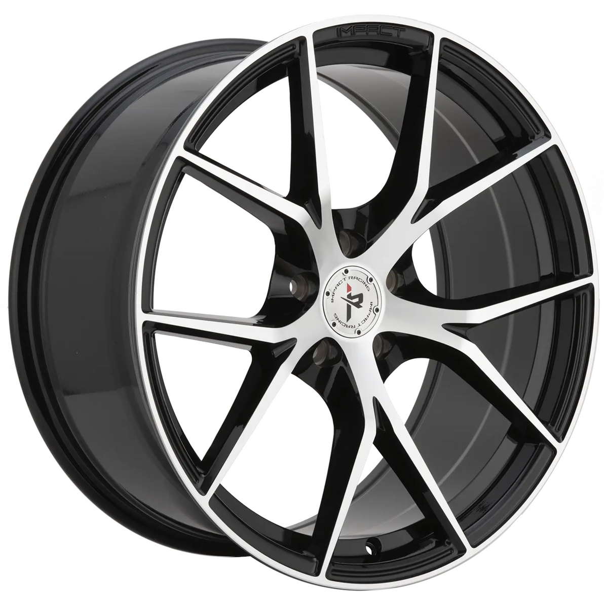 Impact Racing 612 Black Machined Wheel