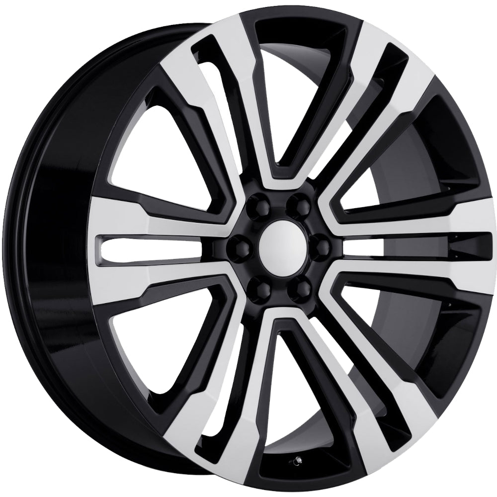 Impact Replicas Escalade Black Machined Wheel