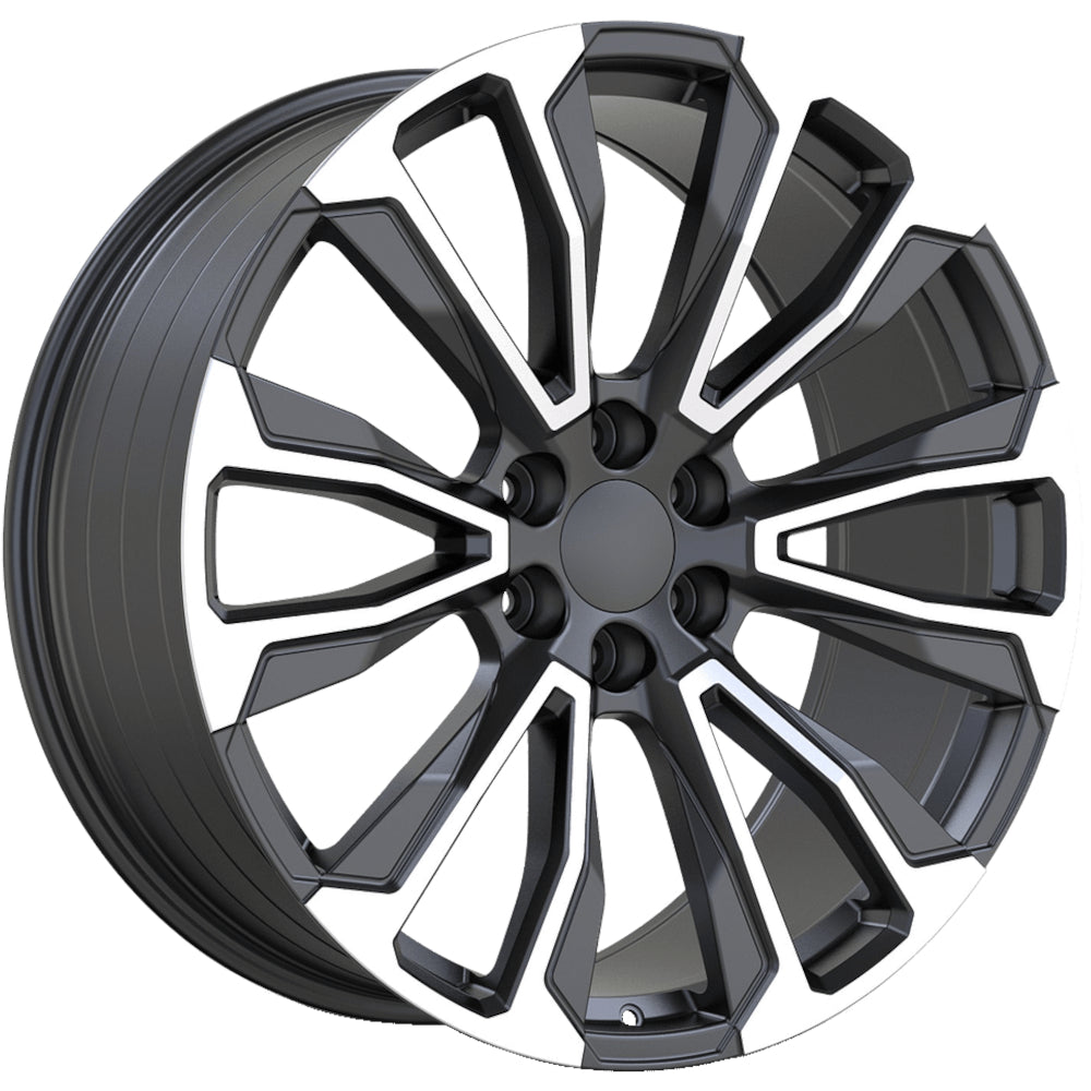 Impact Replicas GMC Denali Black Machined Wheel