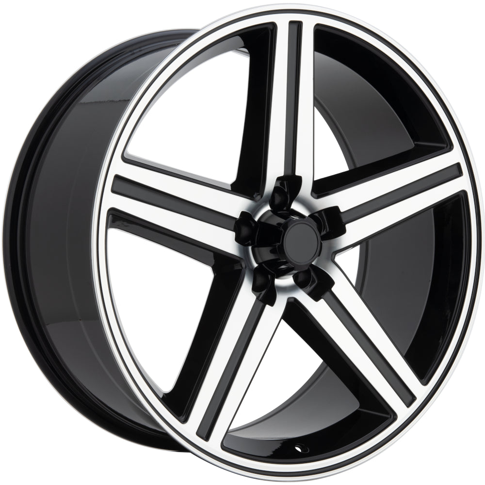 Impact Replicas Iroc Black Machined Wheel