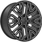 Impact Replicas Silverado Mesh Black Milled Wheel