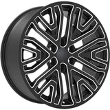Impact Replicas Silverado Mesh Black Milled Wheel