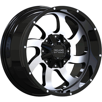 Insane Offroad IO-05 Black Machined Wheel
