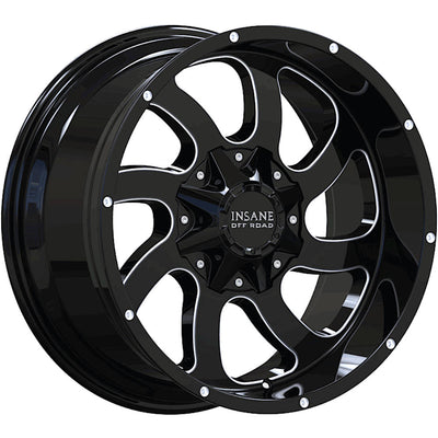 Insane Offroad IO-05 Black Milled Wheel