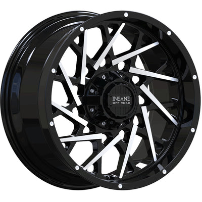 Insane Offroad IO-11 Black Machined Wheel