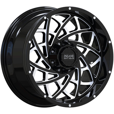Insane Offroad IO-18 Black Milled Wheel