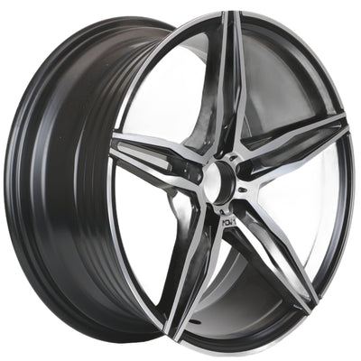 IPW W006 Black Machined Wheel