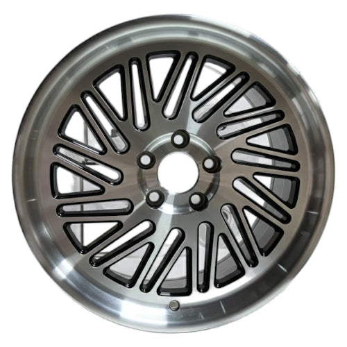 IPW W023 Black Machined Wheel