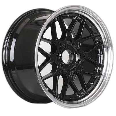 IPW W025 Black Machined Wheel