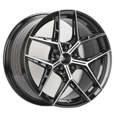 IPW W032 Black Machined Wheel