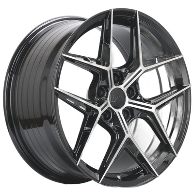 IPW W037 Black Machined Wheel