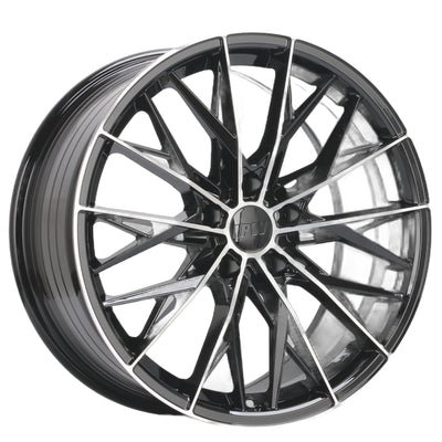 IPW W038 Black Machined Wheel