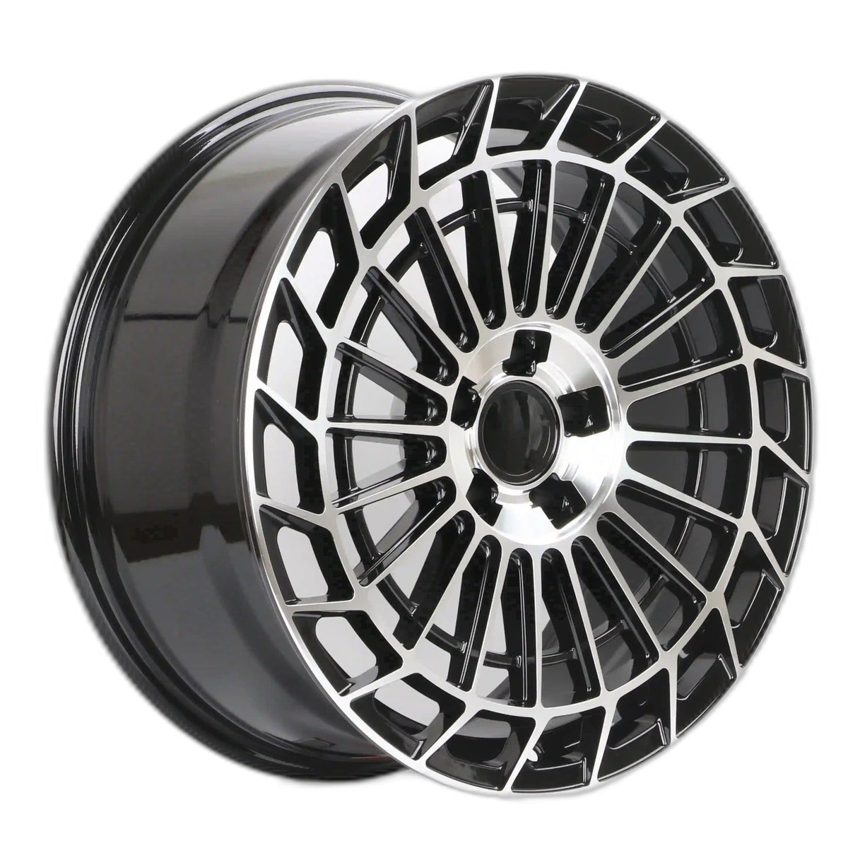 IPW W040 Black Machined Wheel