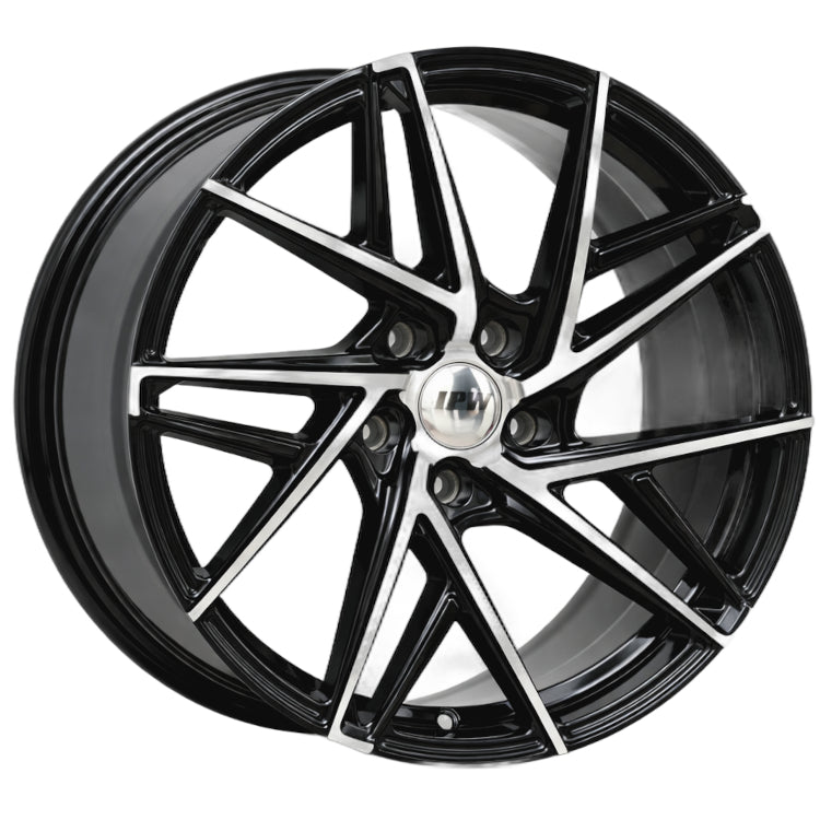 IPW W1007 Black Machined Wheel