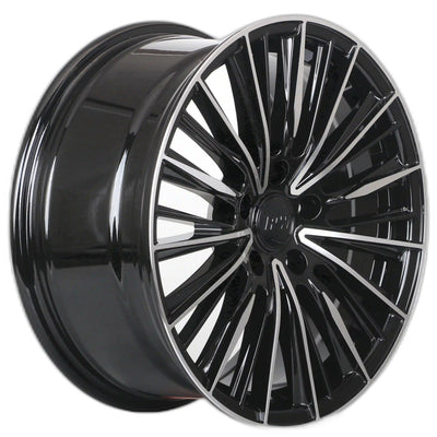 IPW W102 Black Machined Wheel