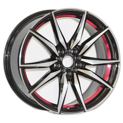 IPW W112 Black Machined Wheel