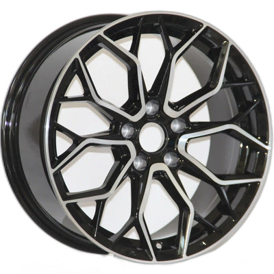 IPW W114 Black Machined Wheel