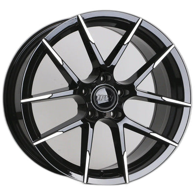 IPW W1504 Black Machined Wheel