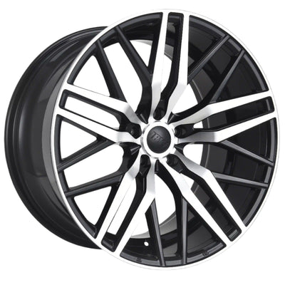 IPW W1508 Black Machined Wheel