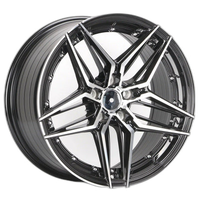 IPW W1515 Black Machined Wheel