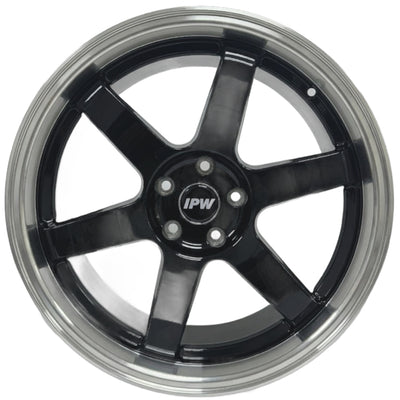 IPW W500 Black Machined Wheel