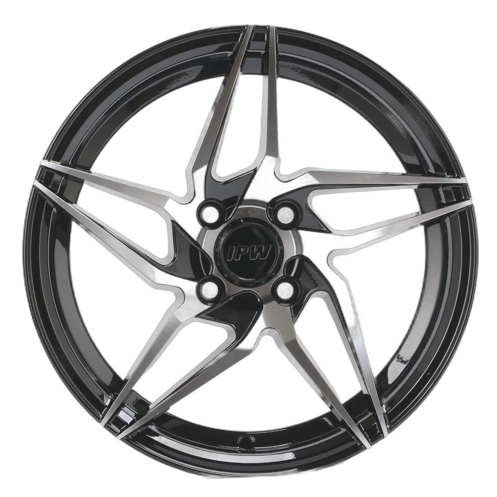 IPW W563 Black Machined Wheel