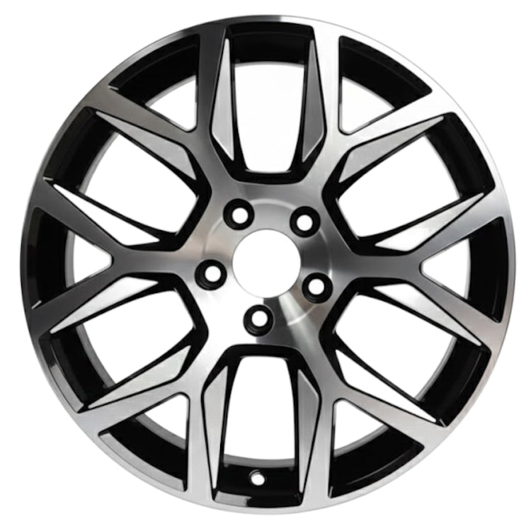 IPW W640 Black Machined Wheel