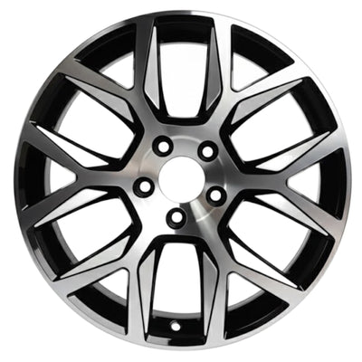 IPW W640 Black Machined Wheel