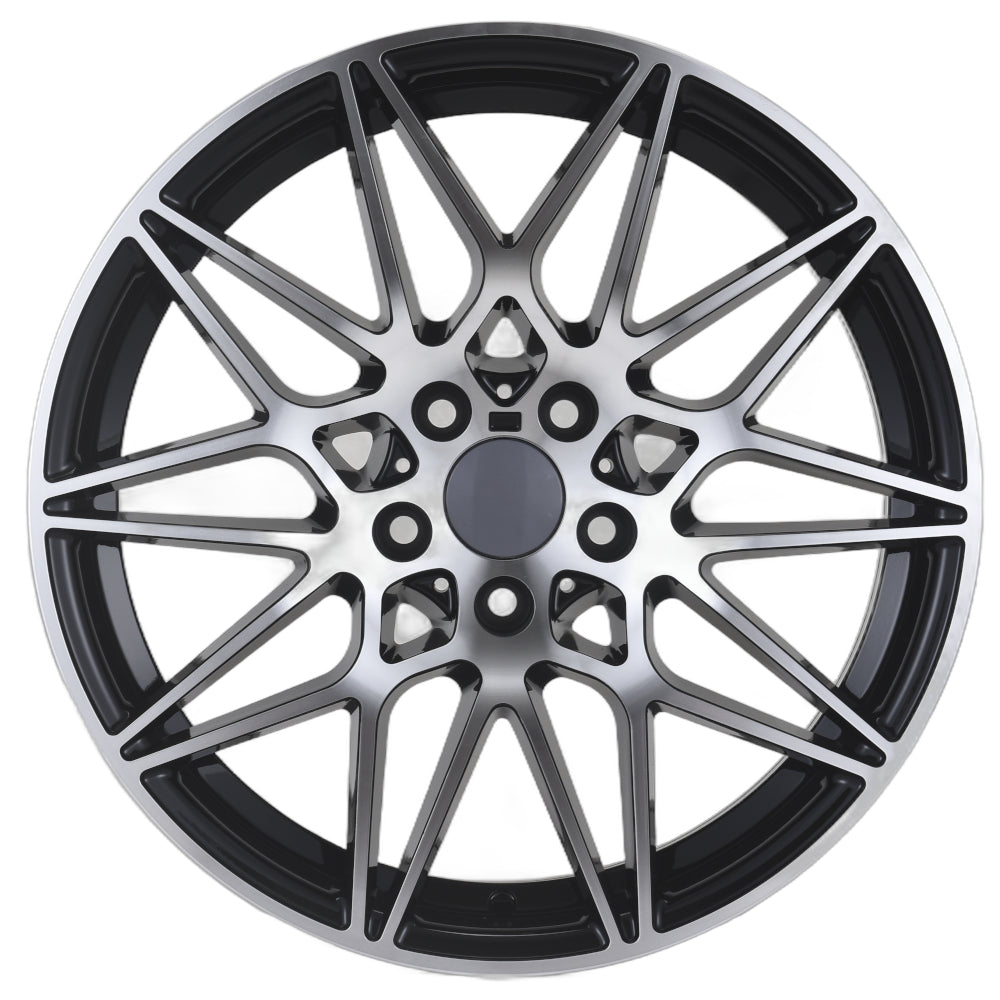 IPW W709 Black Machined Wheel