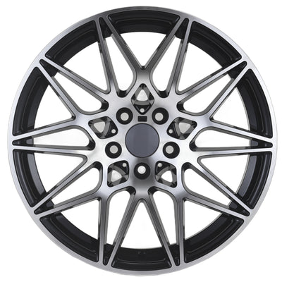 IPW W709 Black Machined Wheel