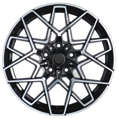 IPW W736 Black Machined Wheel