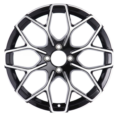 IPW W8005 Black Machined Wheel