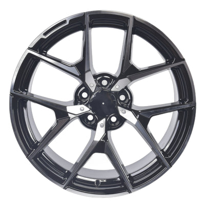 IPW W838 Black Machined Wheel
