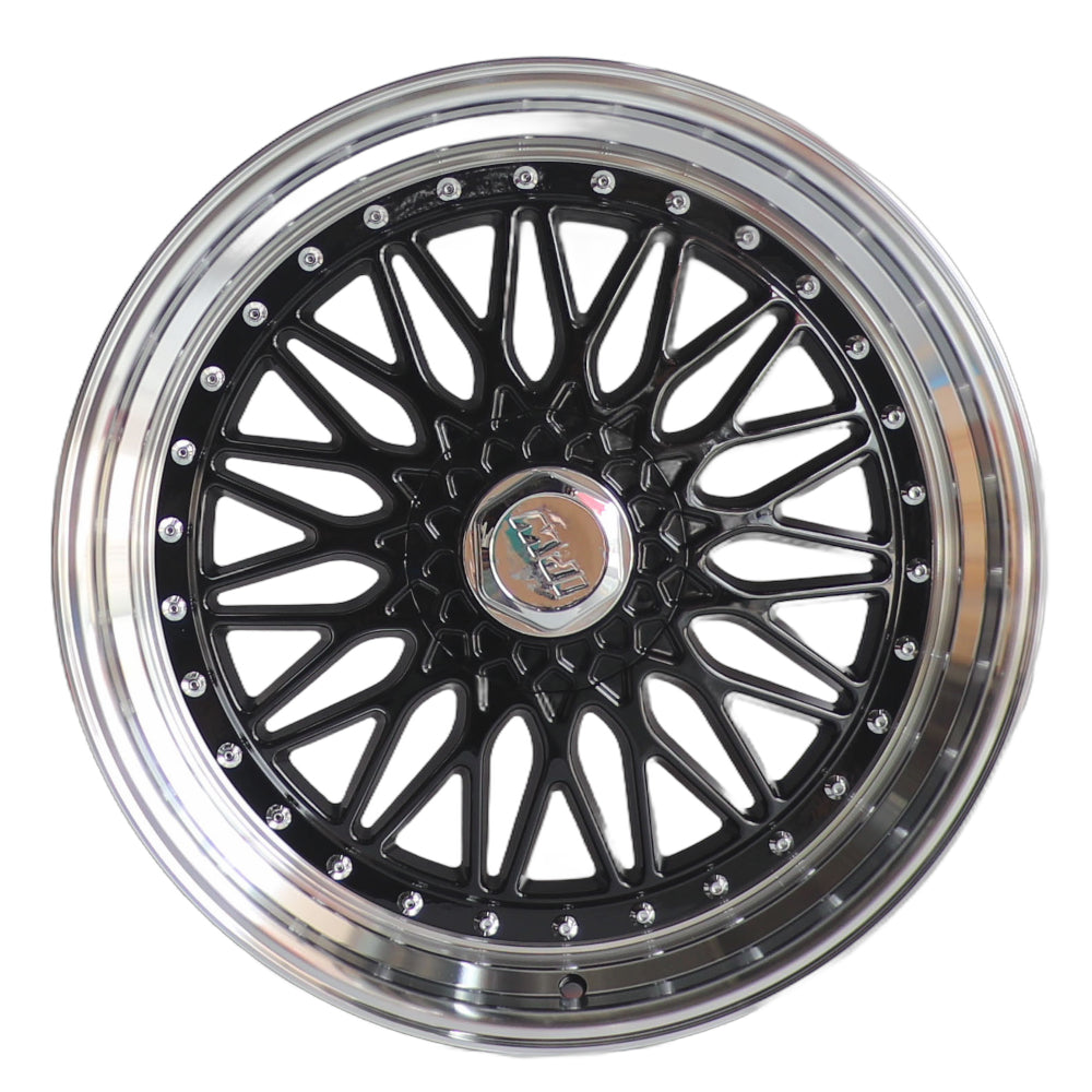 IPW W883 Black Machined Wheel