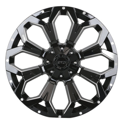 IPW W950N Black Milled Wheel