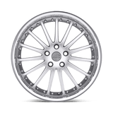 Coventry Whitley 19x8.5 Hyper Silver Mirror Cut Lip premium Euro wheel