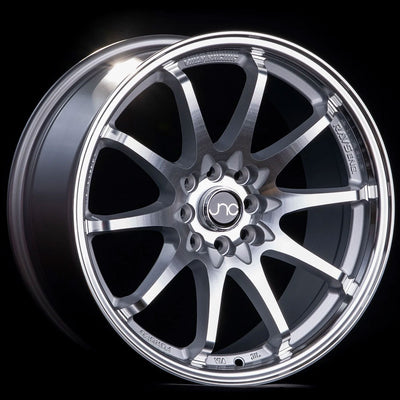 JNC JNC006 18x9.5 +35mm Silver with Machined Face and Lip