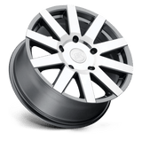 Black Rhino JOURNEY 18x8 +48mm Gloss Gunmetal with Mirror-Cut Face