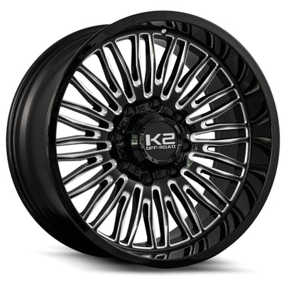 K2 Offroad Flux Black Milled Wheel