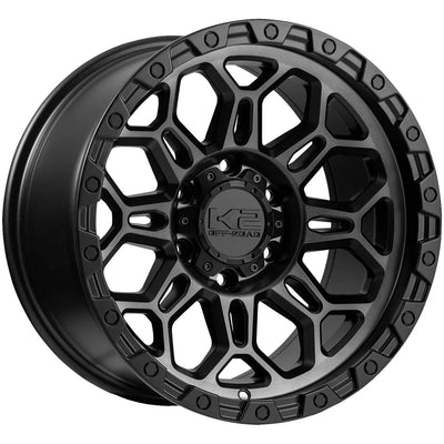 K2 Offroad Maverick Black Machined Wheel